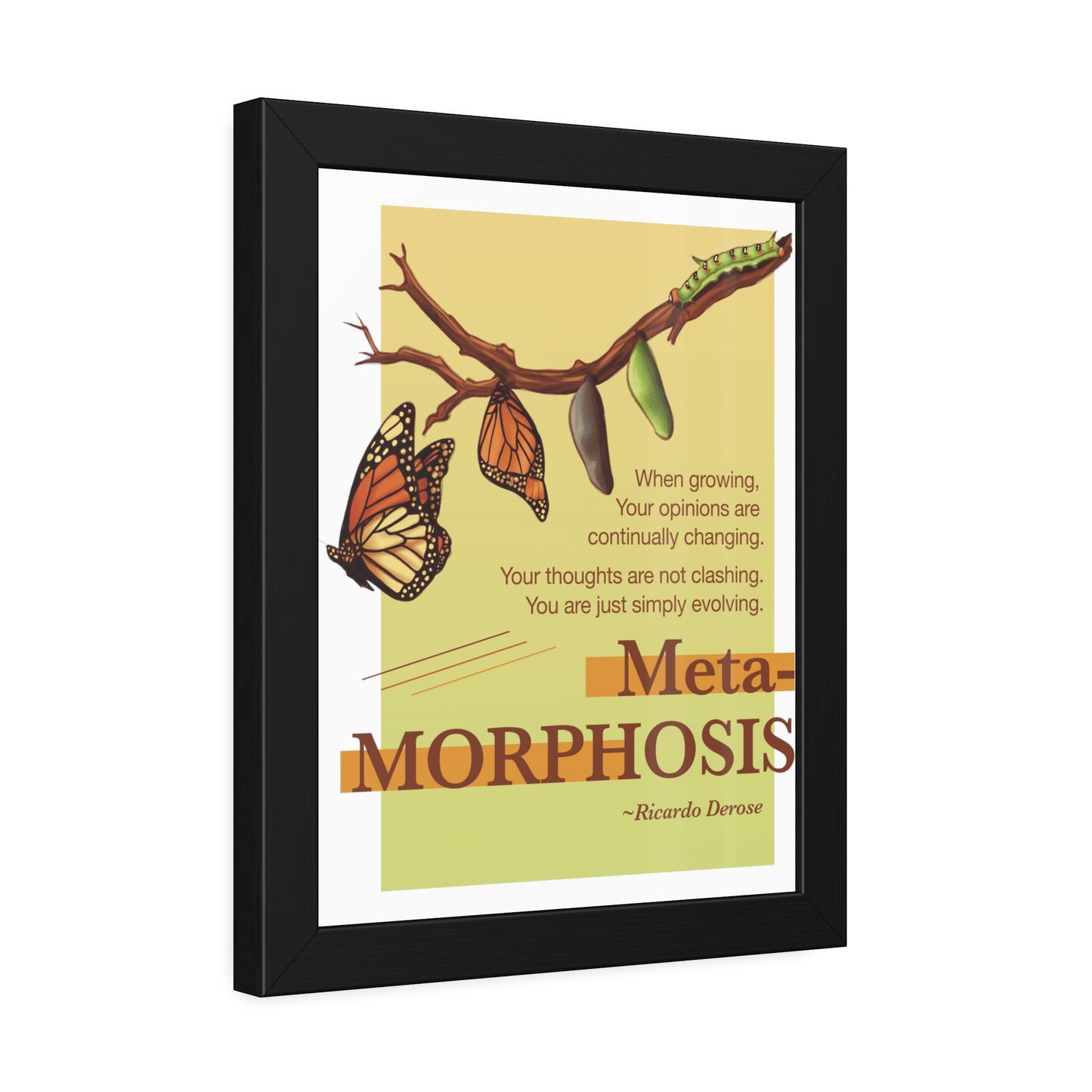 Metamorphosis Framed Paper Posters