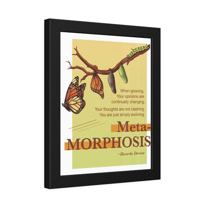 Ricardo Derose Metamorphosis Framed Paper Posters