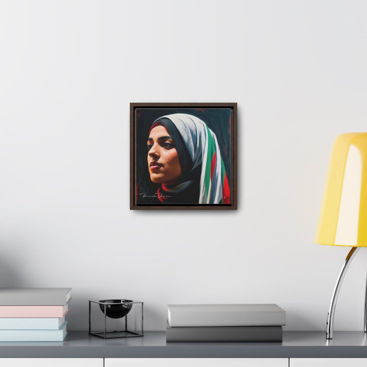 Free Palestine Gallery Canvas Wraps, Square Frame - Derose Entertainment 