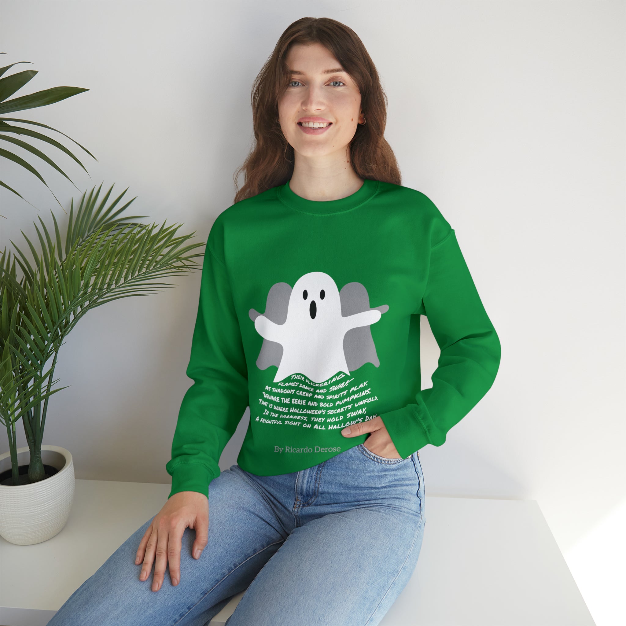 Halloween Secret_Unisex Heavy Blend™ Crewneck Sweatshirt - Derose Entertainment 