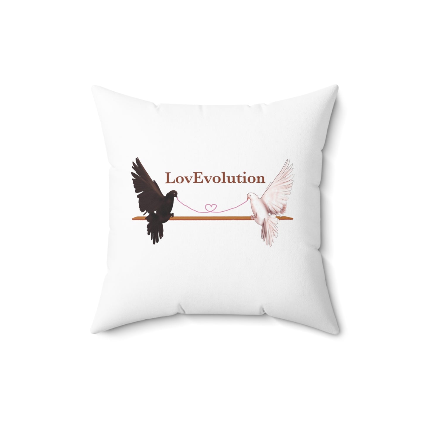 Ricardo Derose LovEvolution 2_Spun Polyester Square Pillow