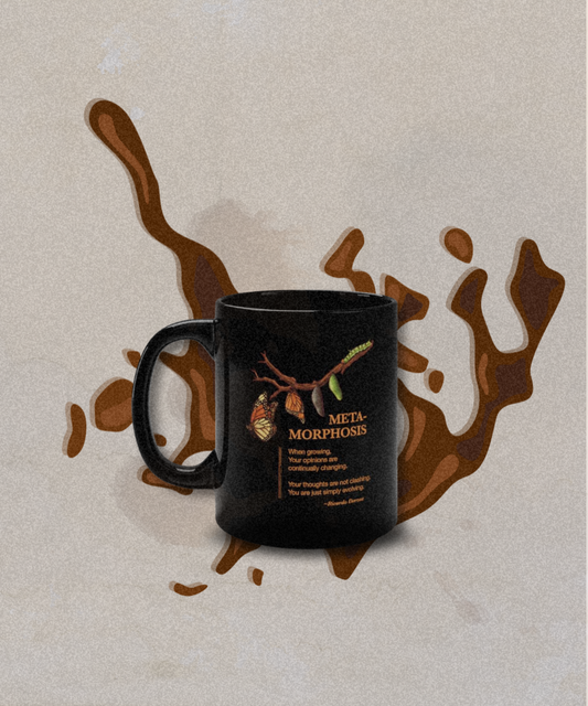 Metamorphosis Coffee Mug (Black) - Derose Entertainment 