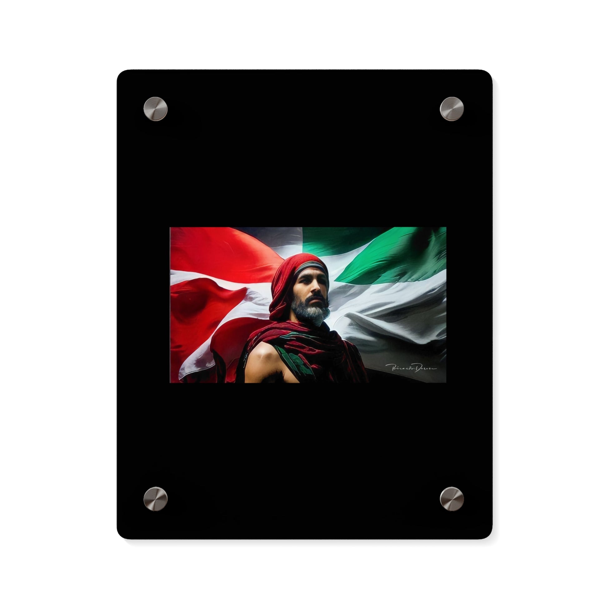 Free Palestine Acrylic Glass Art - Derose Entertainment 