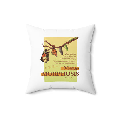 Metamorphosis_Spun Polyester Square Pillow