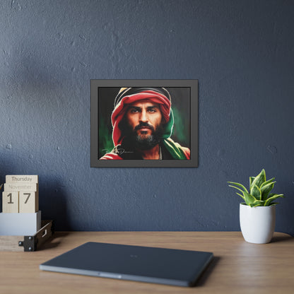 Palestine Man Framed Poster