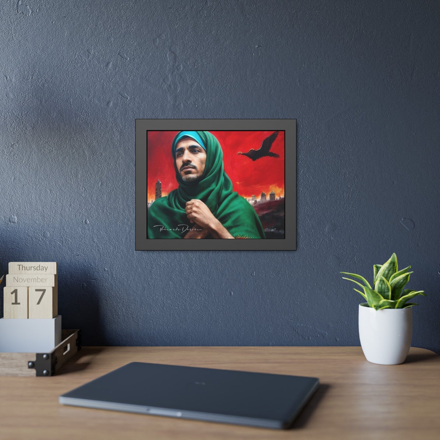 Palestine Man Framed Poster