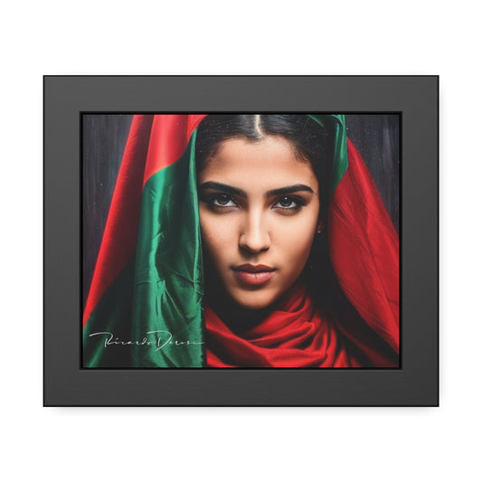 Palestine Girl Framed Poster