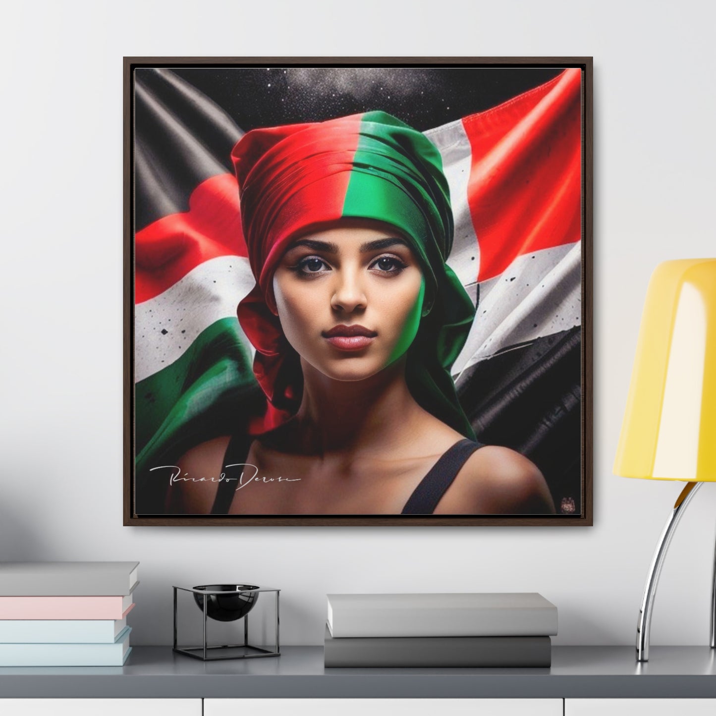 Free Palestine Gallery Canvas Wraps, Square Frame - Derose Entertainment 