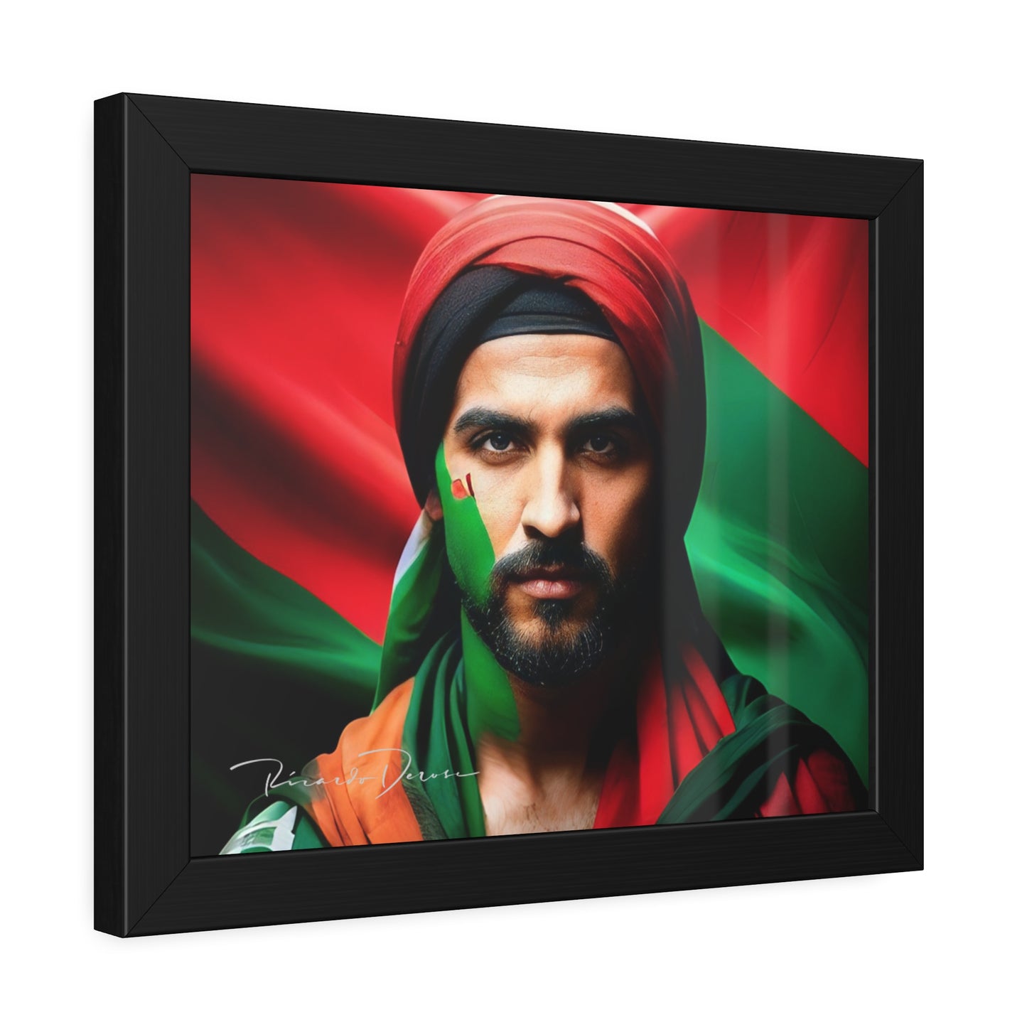 Palestine Man Framed Poster