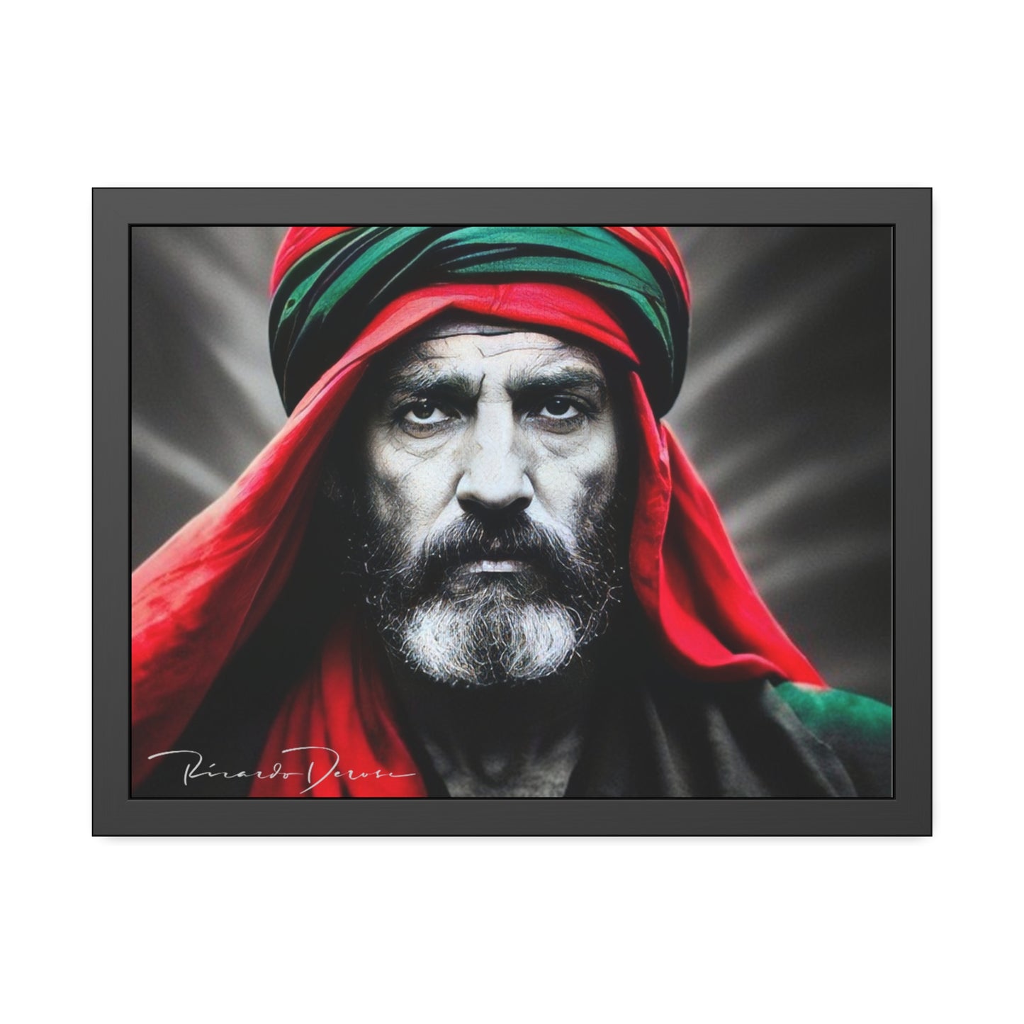 Palestine Old Man Framed Poster