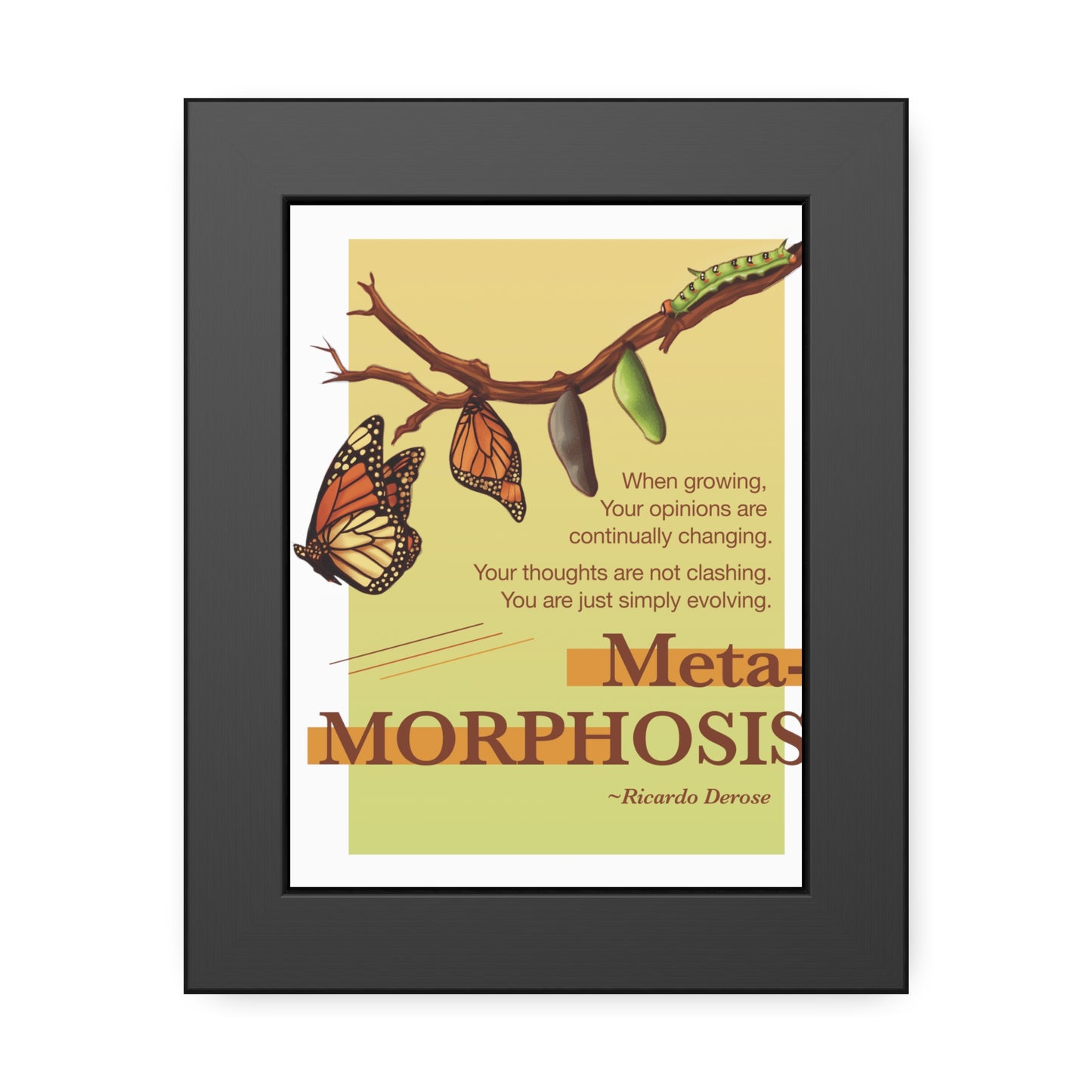 Metamorphosis Framed Paper Posters