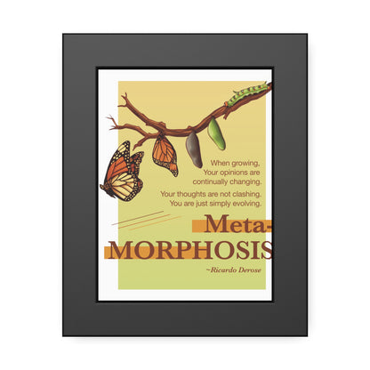 Ricardo Derose Metamorphosis Framed Paper Posters