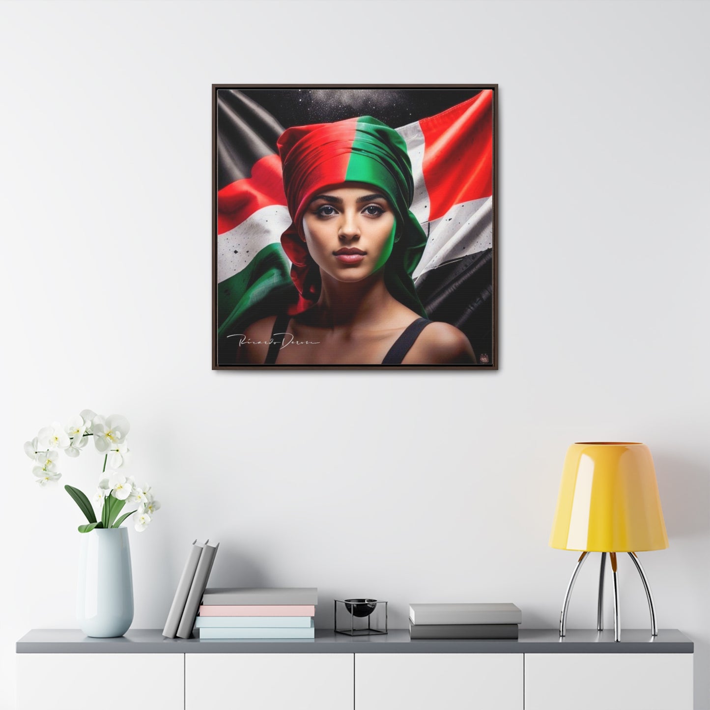 Free Palestine Gallery Canvas Wraps, Square Frame - Derose Entertainment 