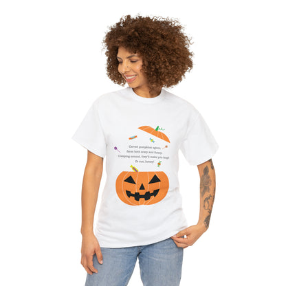 Halloween Jack o Lantern_Unisex Heavy Cotton Tee - Derose Entertainment 