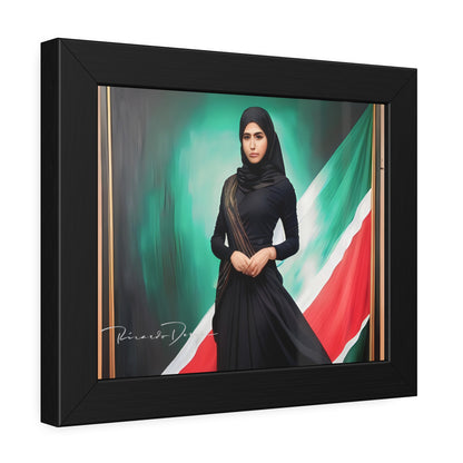 Palestine Girl Framed Poster