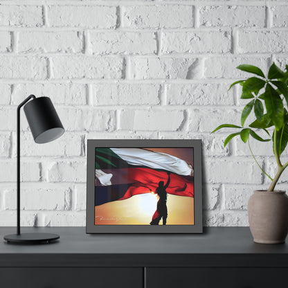 Palestine Flag Framed Poster