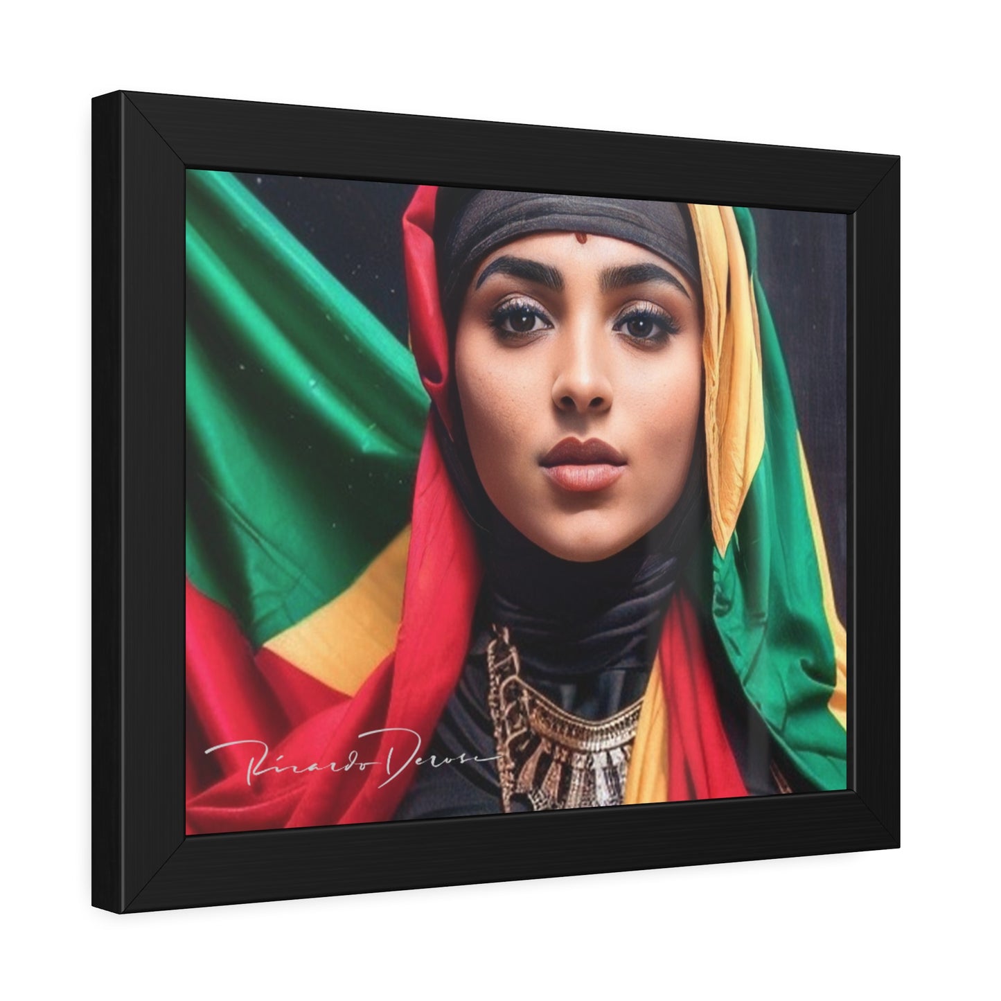 Palestine Girl Framed Poster