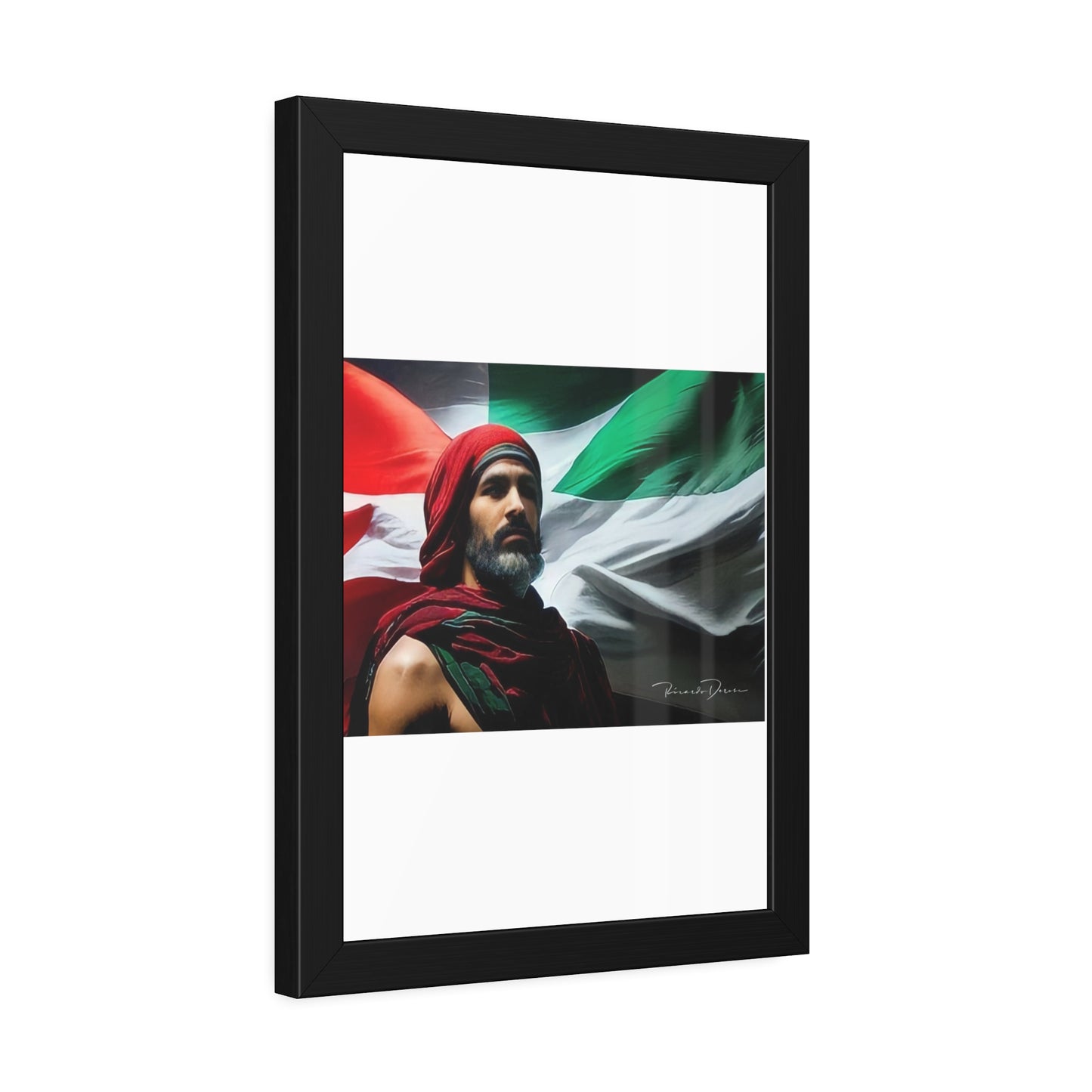 Framed Free Palestine Paper Posters