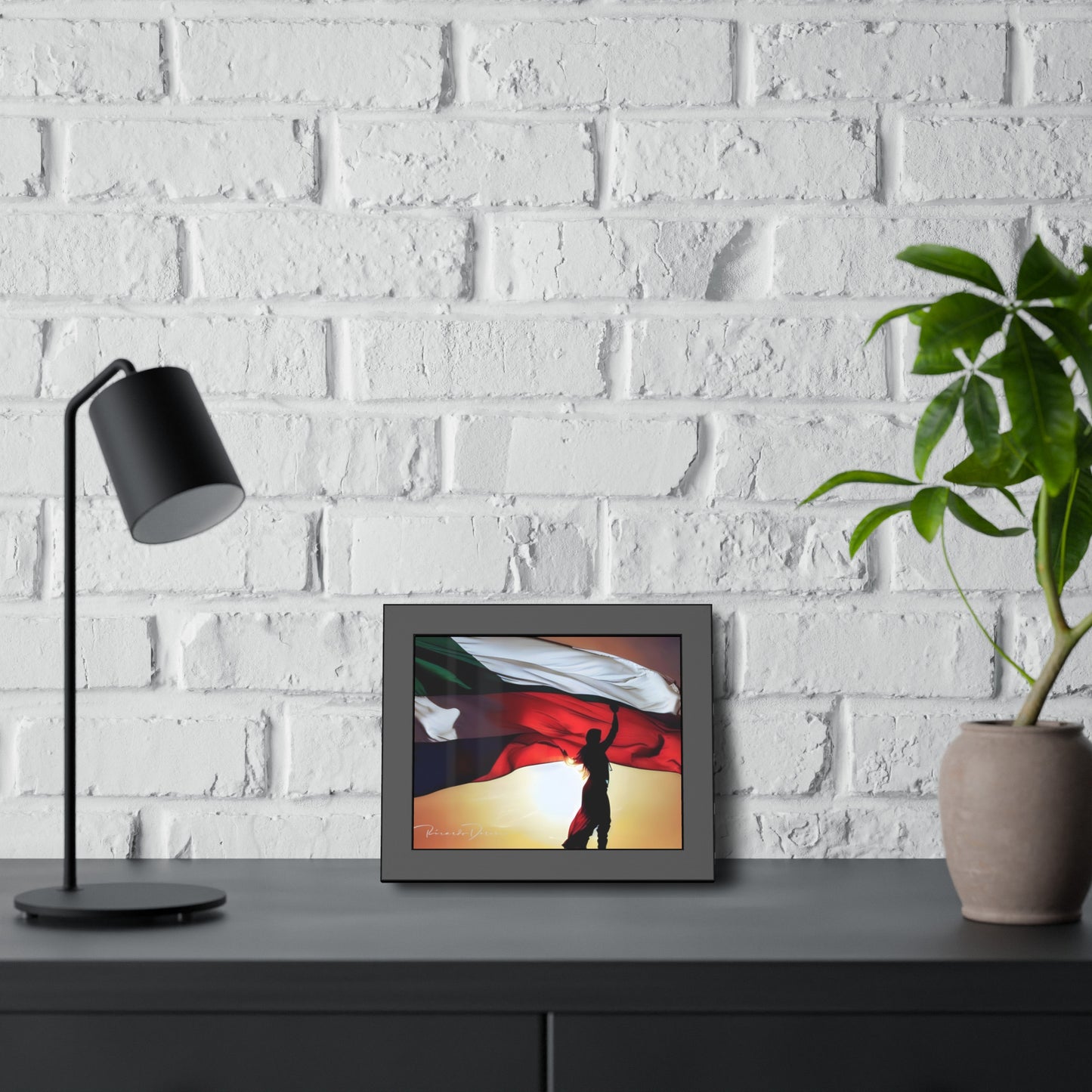 Palestine Flag Framed Poster