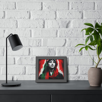 Palestine Girl Framed Poster