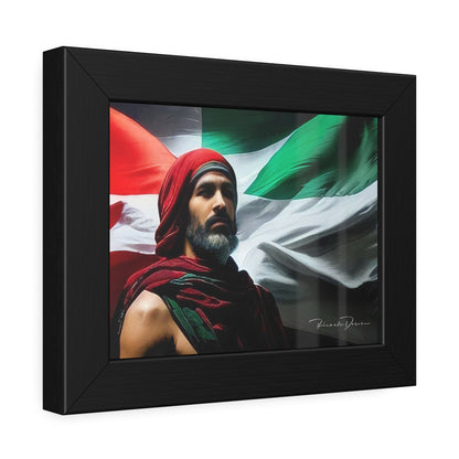 Framed Free Palestine Paper Posters