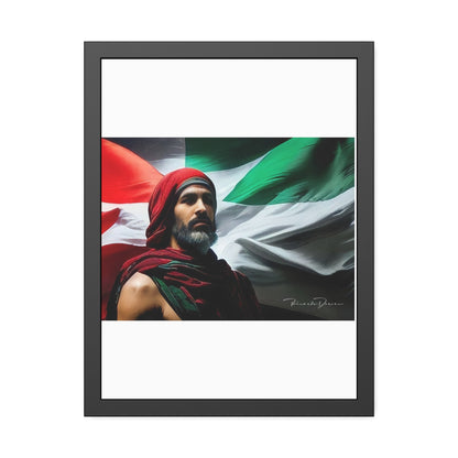 Framed Free Palestine Paper Posters