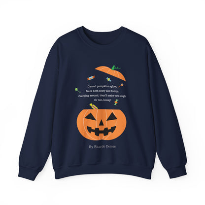 Halloween Jack o Lantern_Unisex Heavy Blend™ Crewneck Sweatshirt