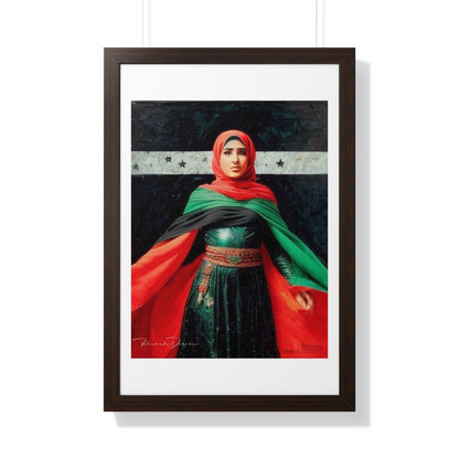 Framed Palestine Vertical Poster - Derose Entertainment 