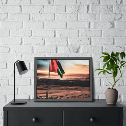 Palestine Flag Framed Poster