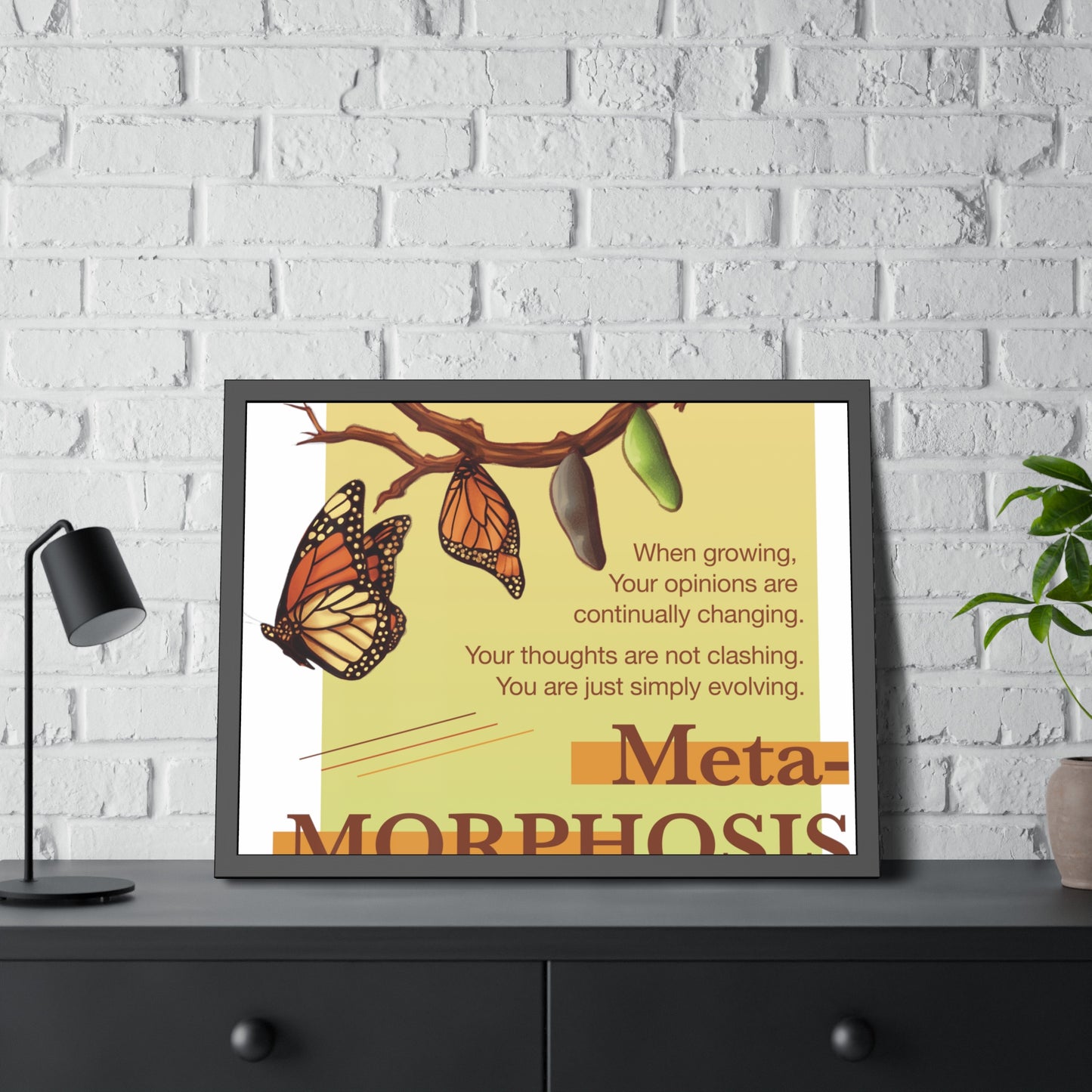 Metamorphosis Framed Paper Posters