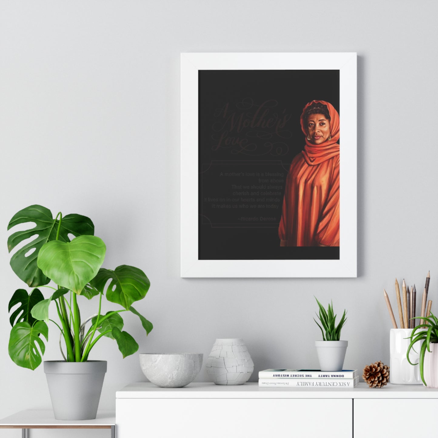 A Mother's Love- Framed Vertical Poster