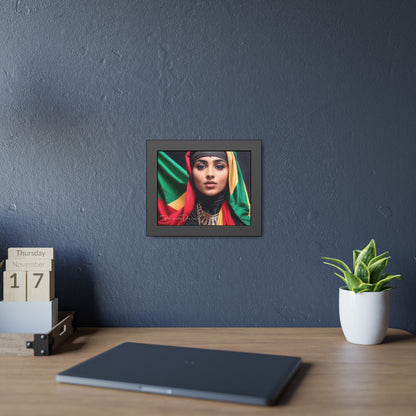 Palestine Girl Framed Poster