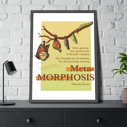 Ricardo Derose Metamorphosis Framed Paper Posters