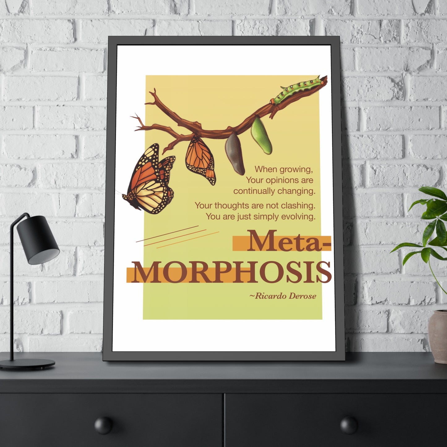 Metamorphosis Framed Paper Posters