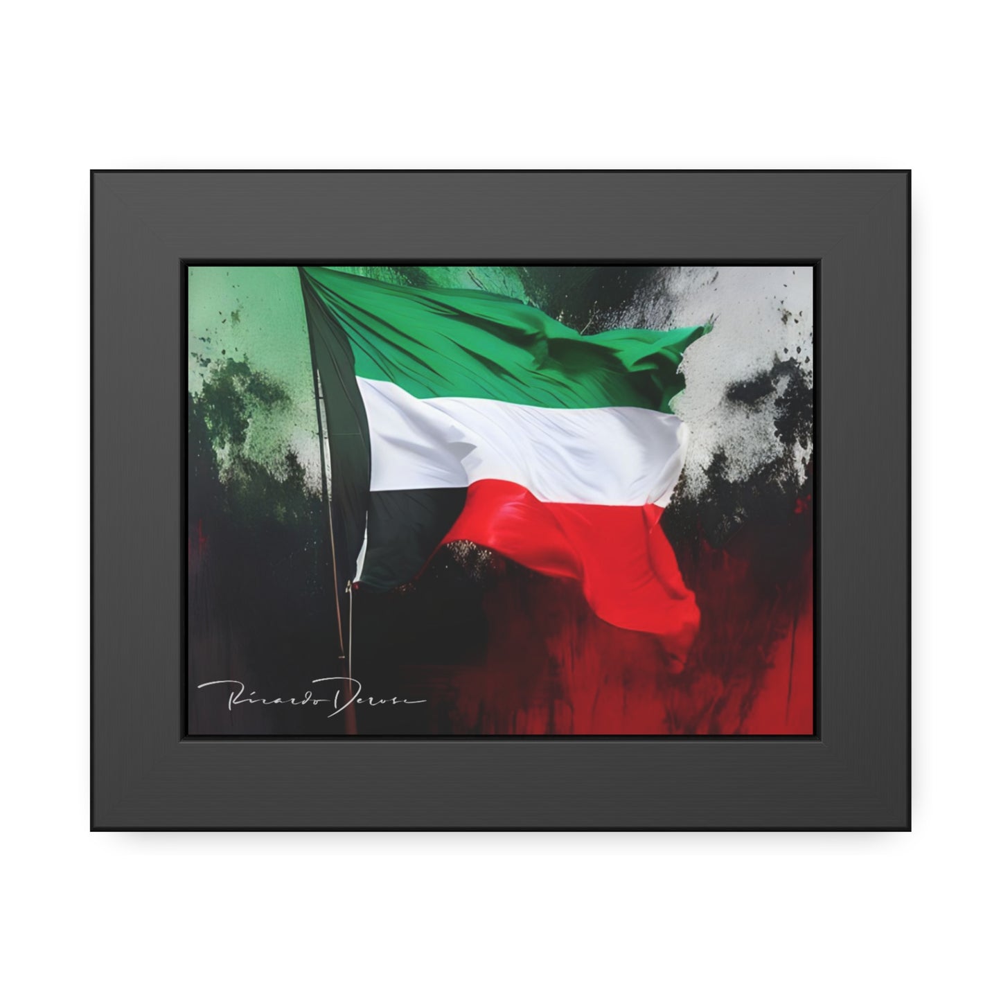 Palestine Flag Framed Poster