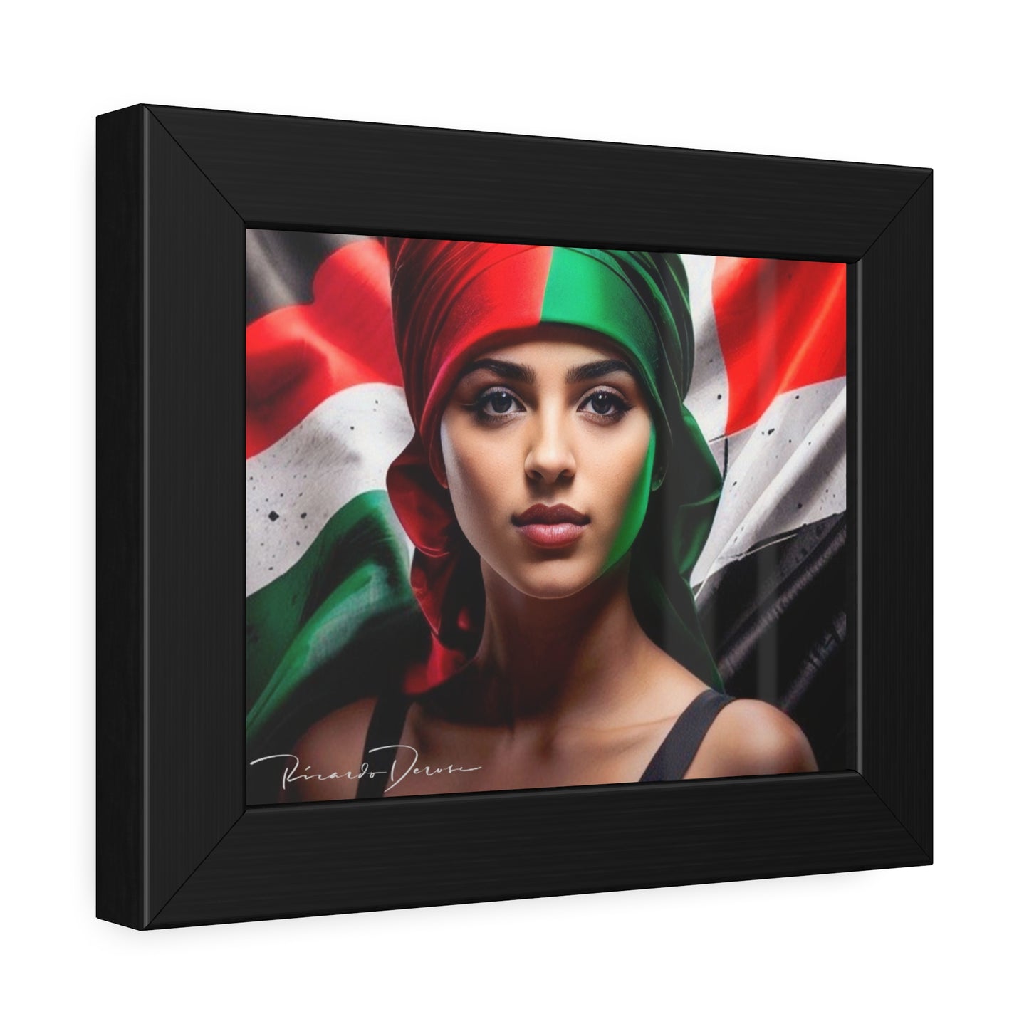 Palestine Girl Framed Poster