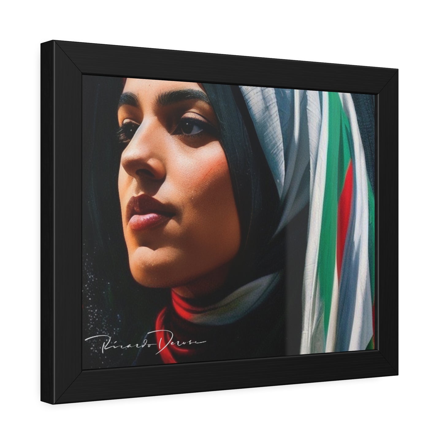 Palestine Girl Framed Poster