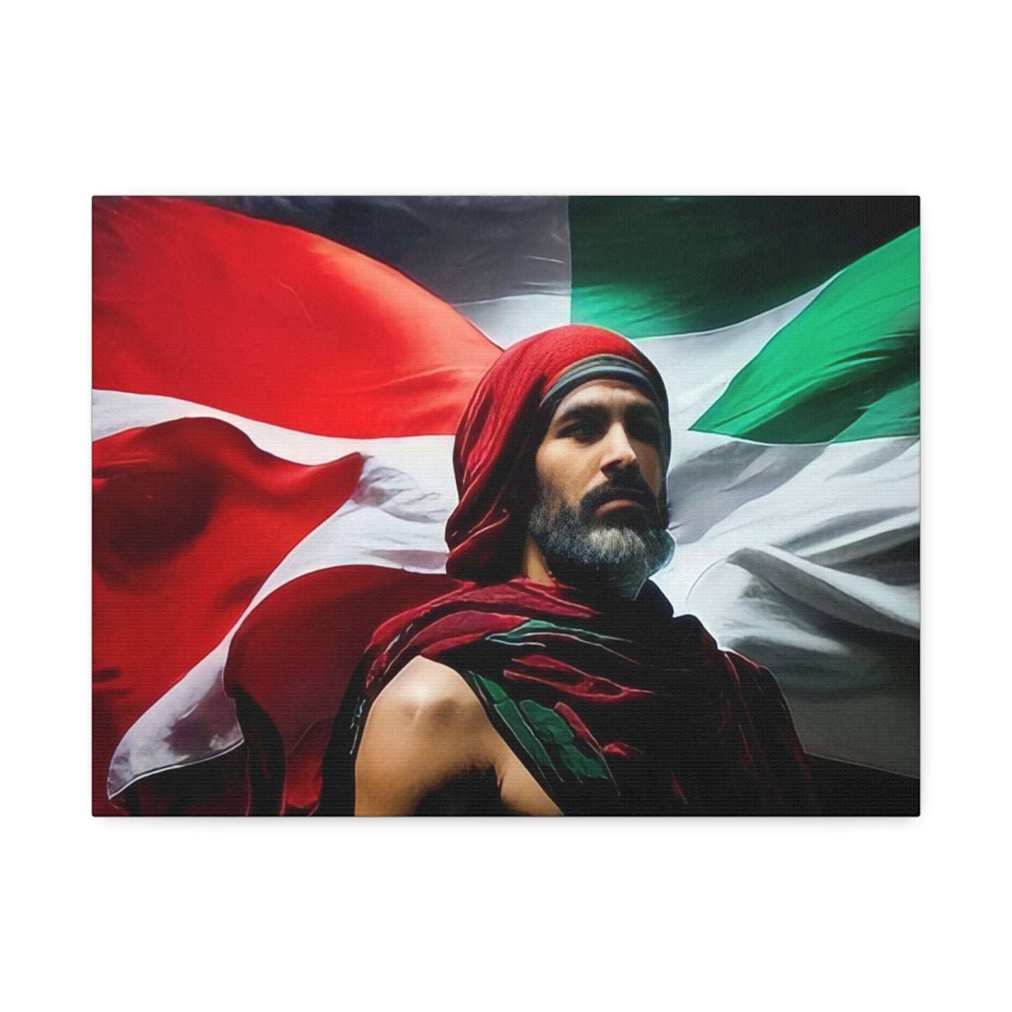 Palestine Man Canvas