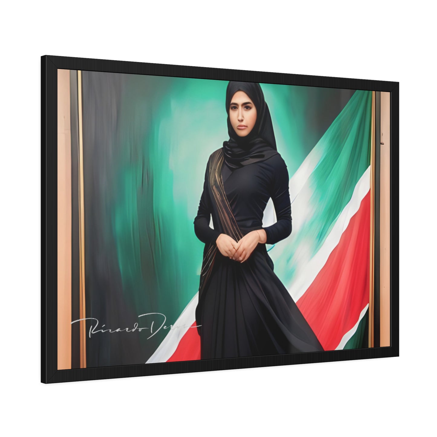 Palestine Girl Framed Poster