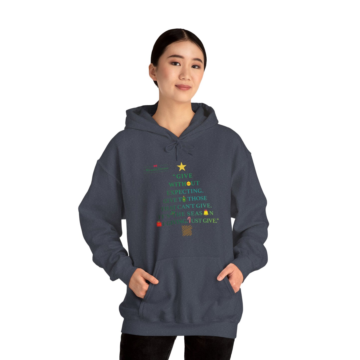 Give Without Expecting_form A Christmas Story_Unisex Heavy Blend™ Hooded Sweatshirt