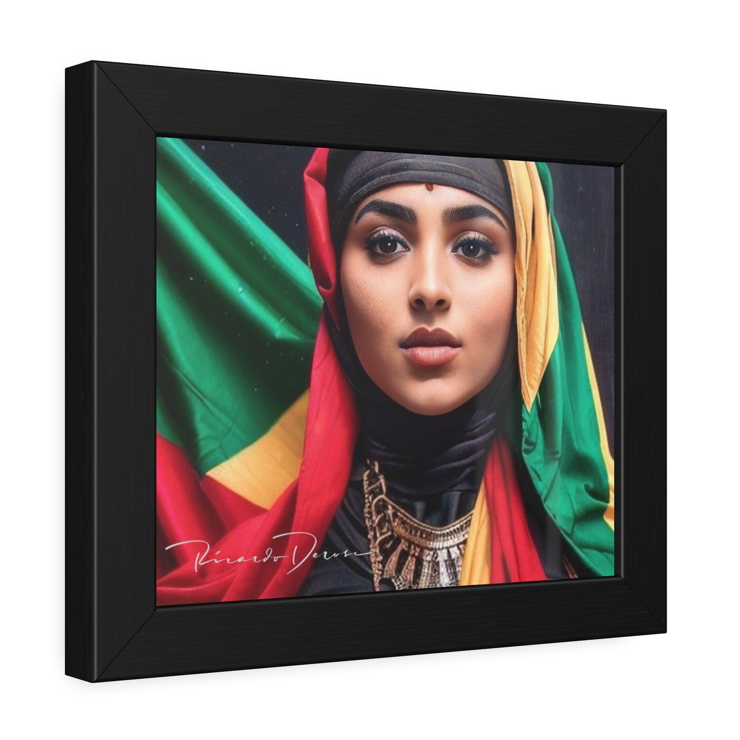 Palestine Girl Framed Poster