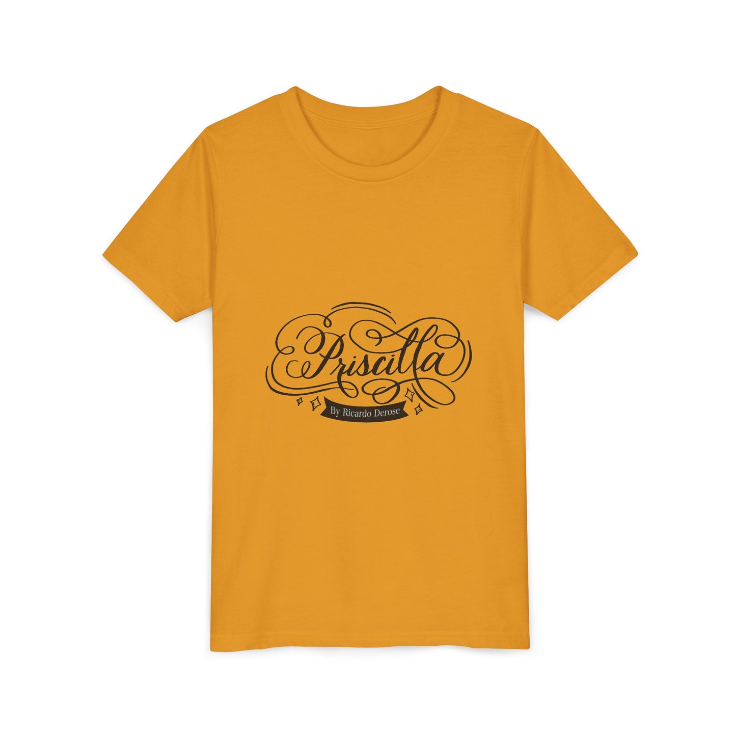 Personalized Priscilla Youth Short Sleeve Tee - Stylish & Comfortable Kids' T-Shirt
