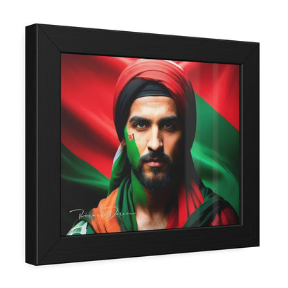 Palestine Man Framed Poster