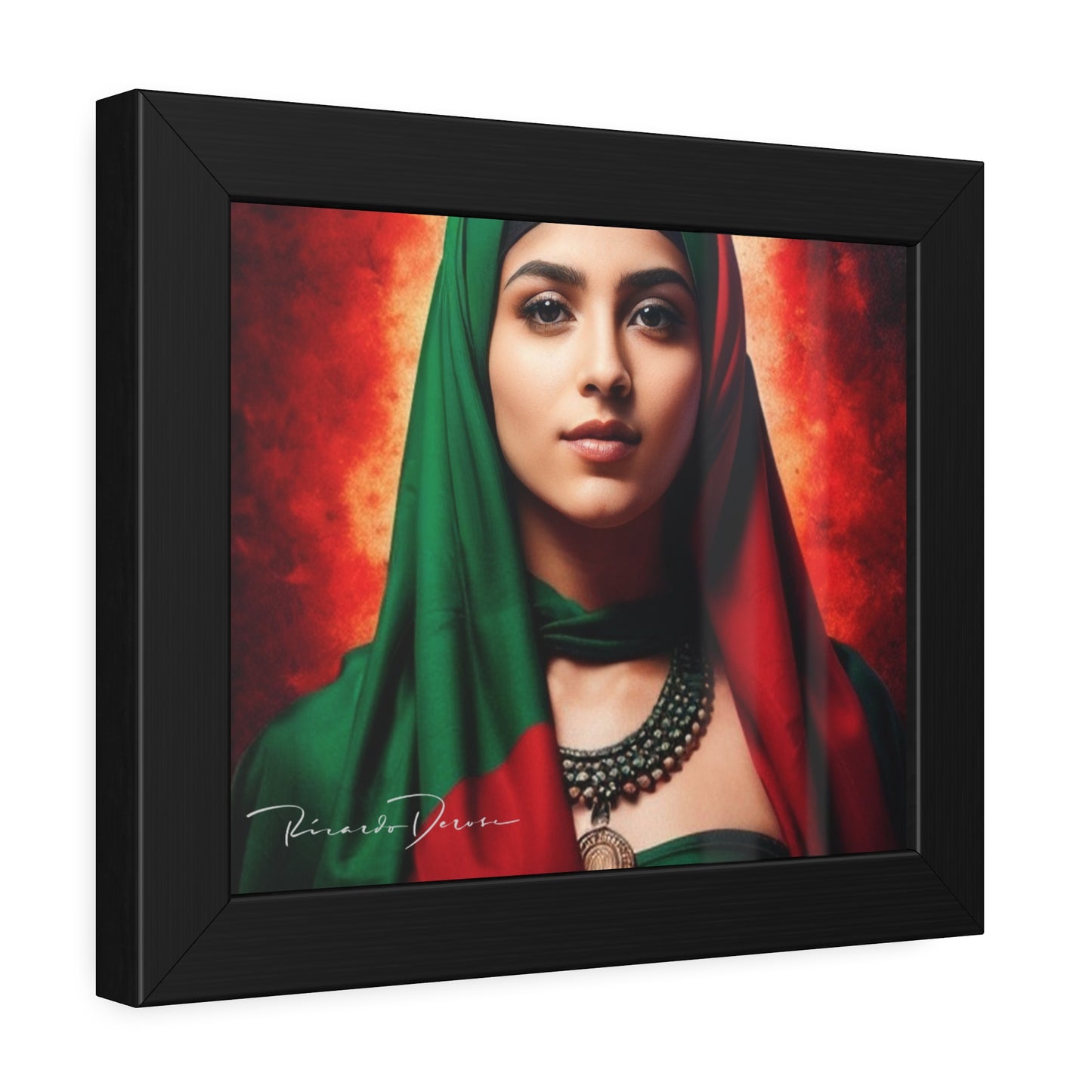 Palestine Girl Framed Poster