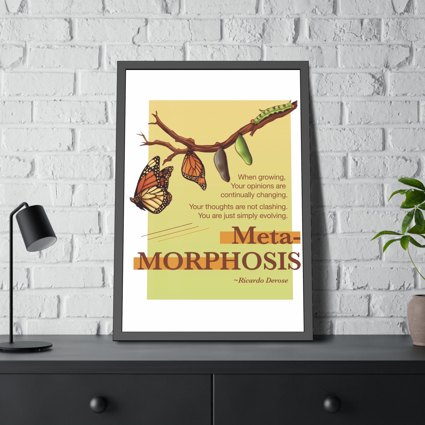 Metamorphosis Framed Paper Posters