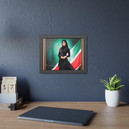 Palestine Girl Framed Poster