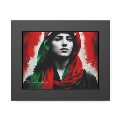 Palestine Girl Framed Poster