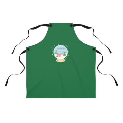 Christmas_Wish for Peace_GREEN_Apron (AOP)