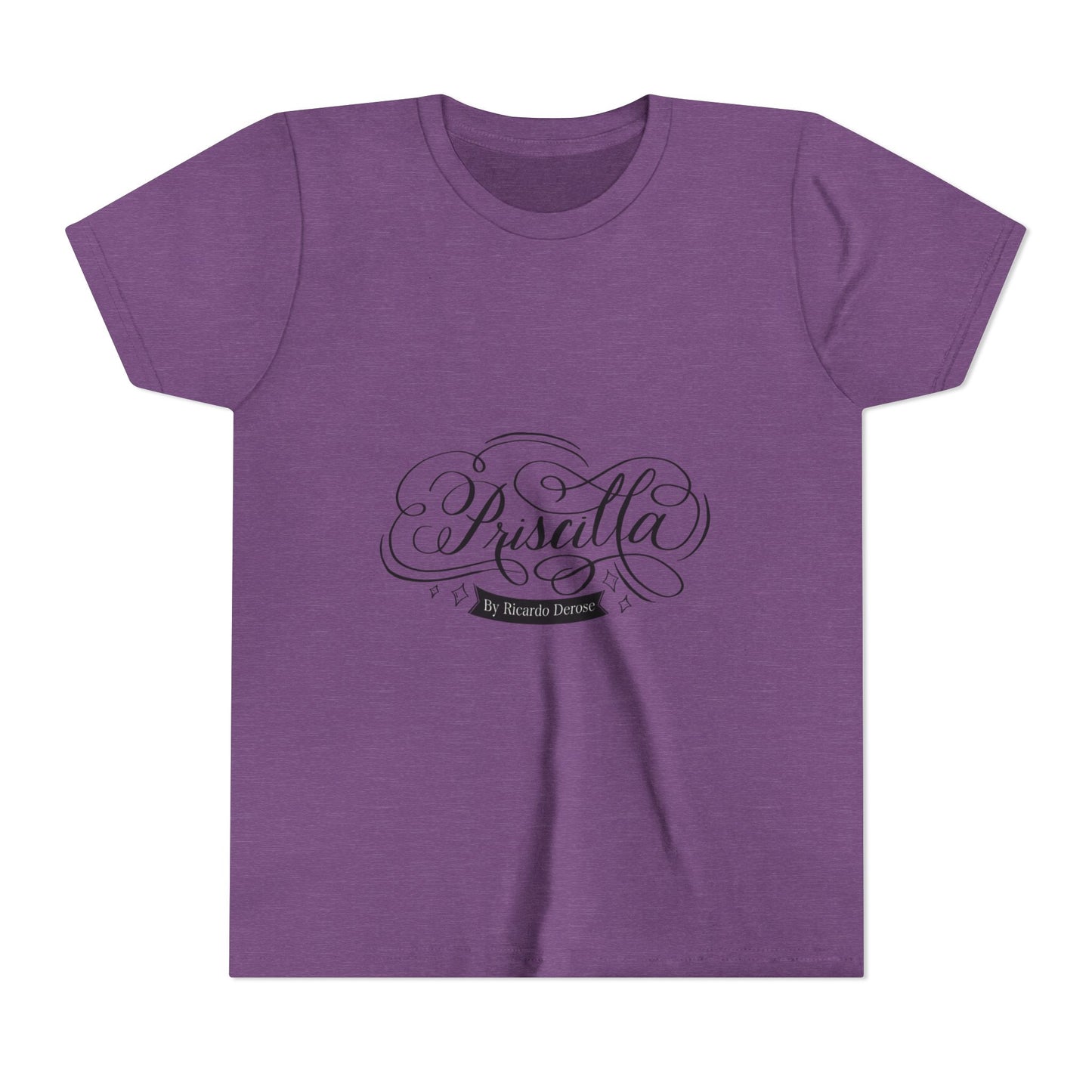 Personalized Priscilla Youth Short Sleeve Tee - Stylish & Comfortable Kids' T-Shirt