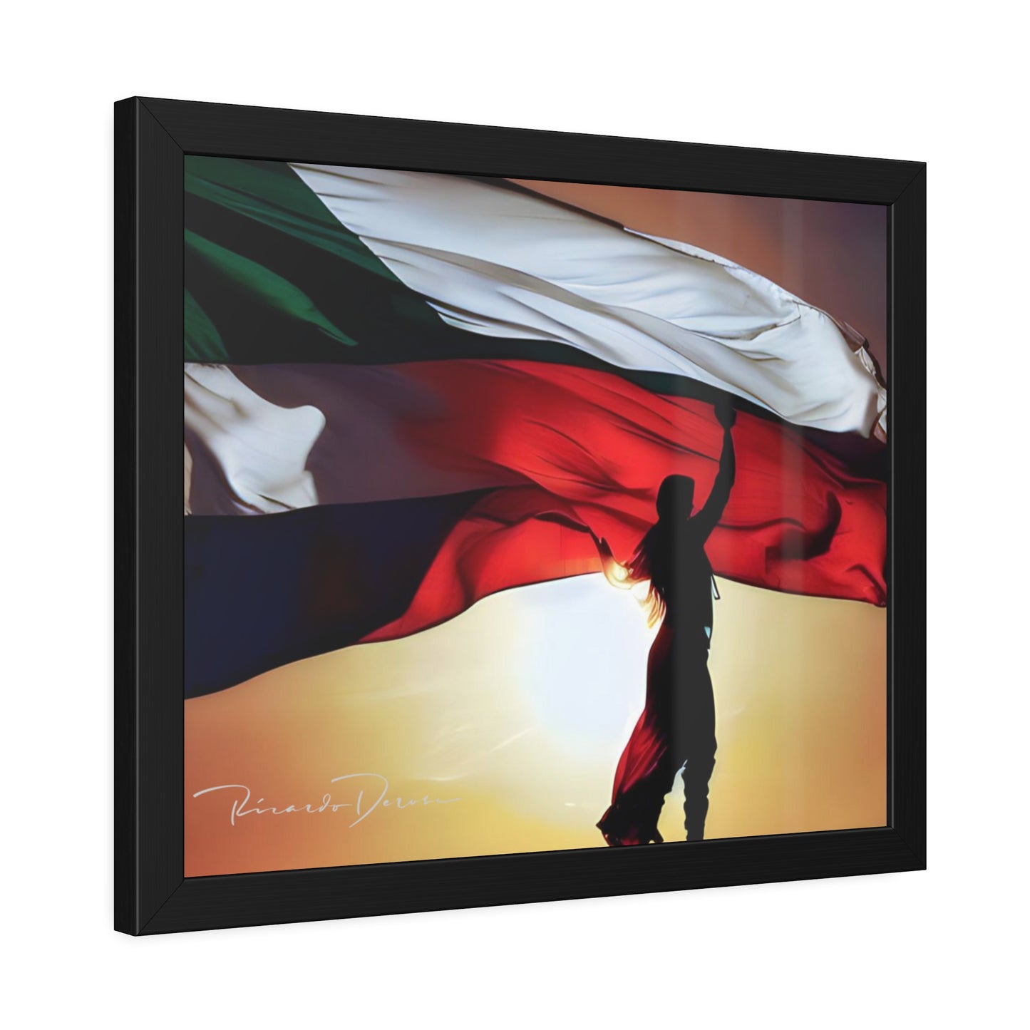 Palestine Flag Framed Poster